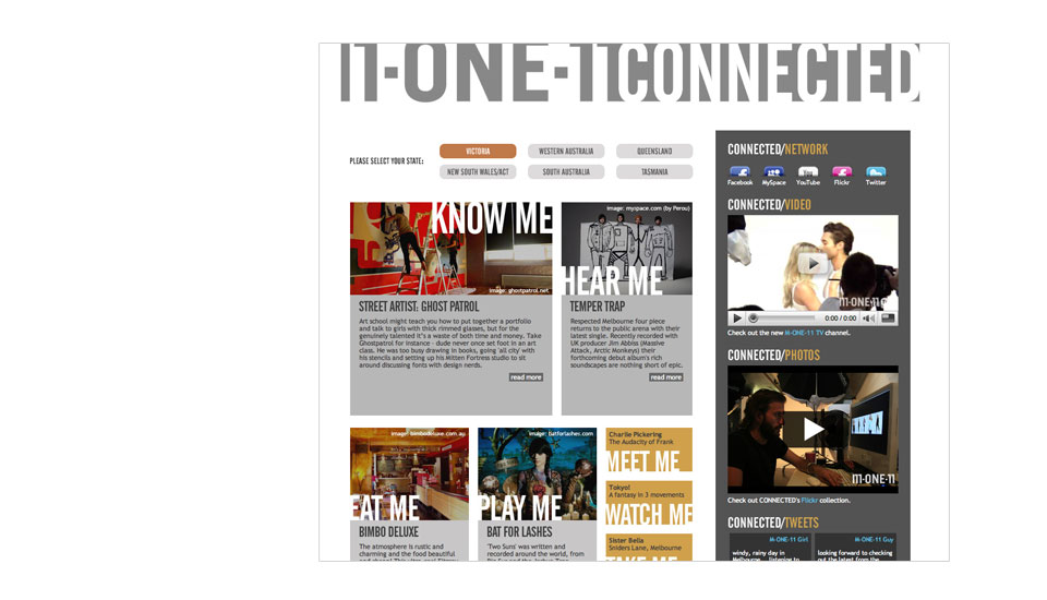 M-ONE-11 website